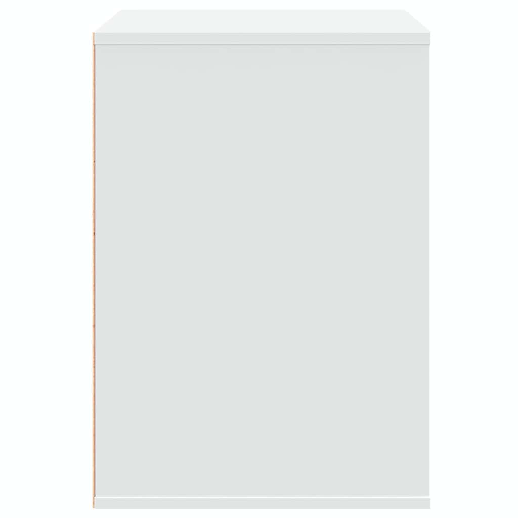 Corner Chest of Drawers White 80x41x58 cm Engineered Wood