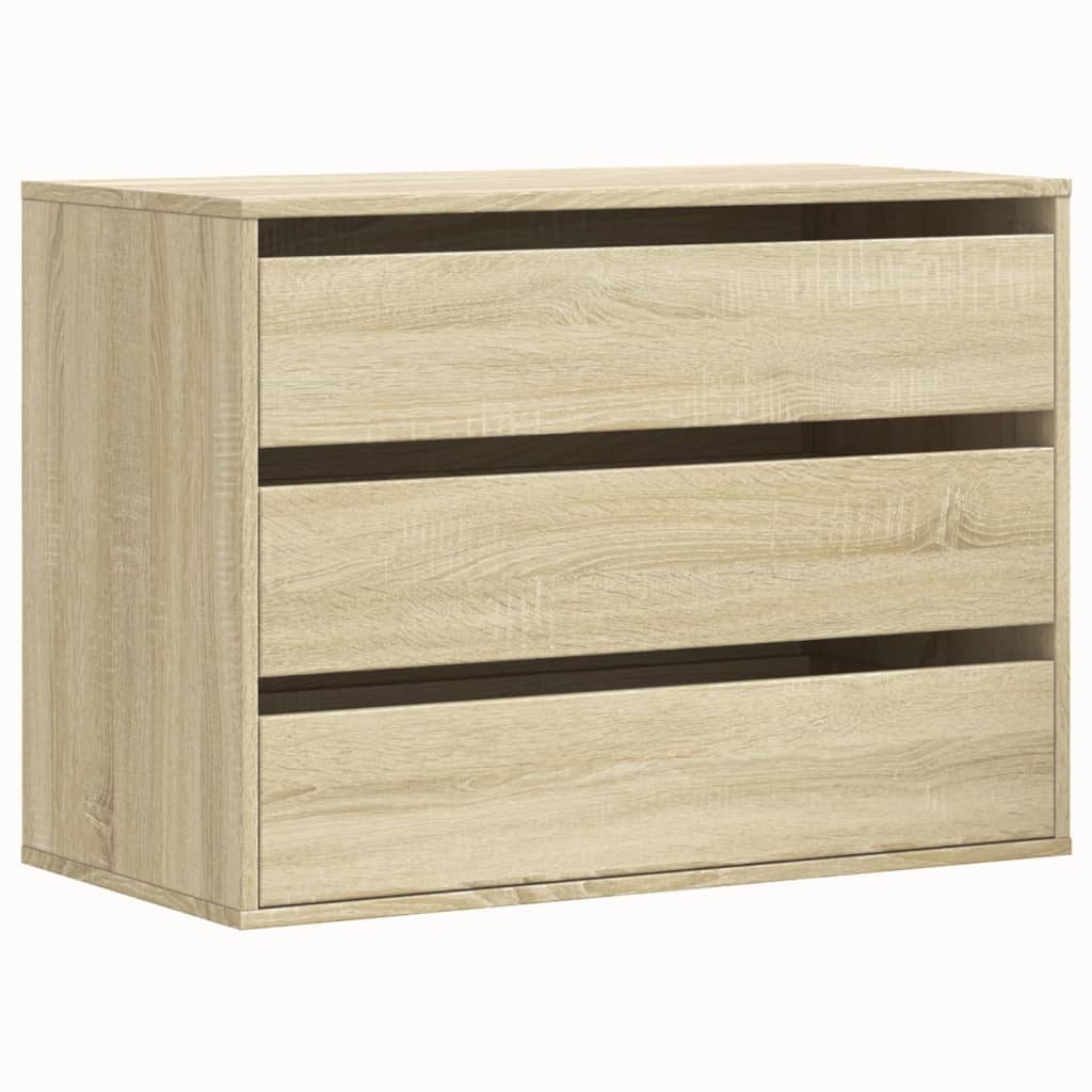 Corner Chest of Drawers Sonoma Oak 80x41x58 cm Engineered Wood