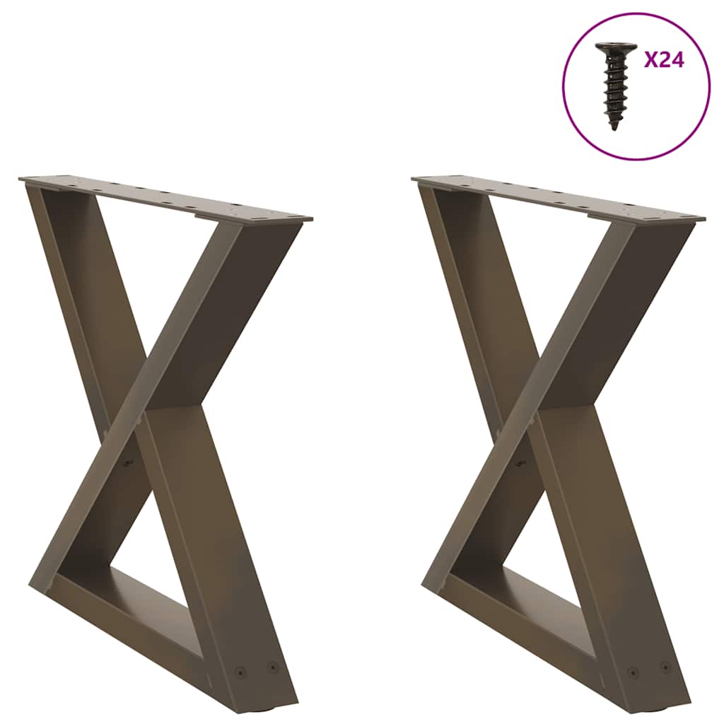 Coffee Table Legs 2 Pcs Steel