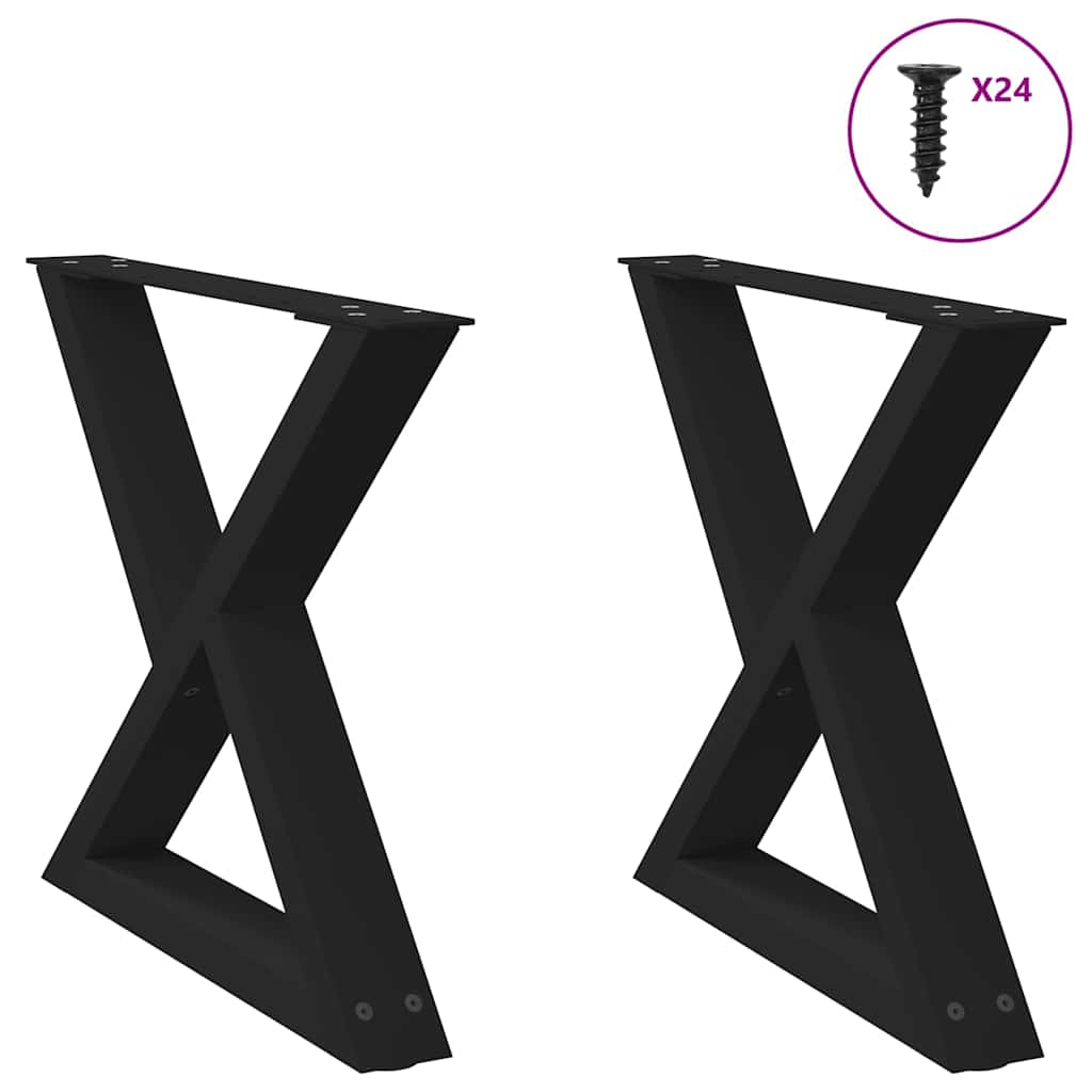 Coffee Table Legs 2 Pcs Steel