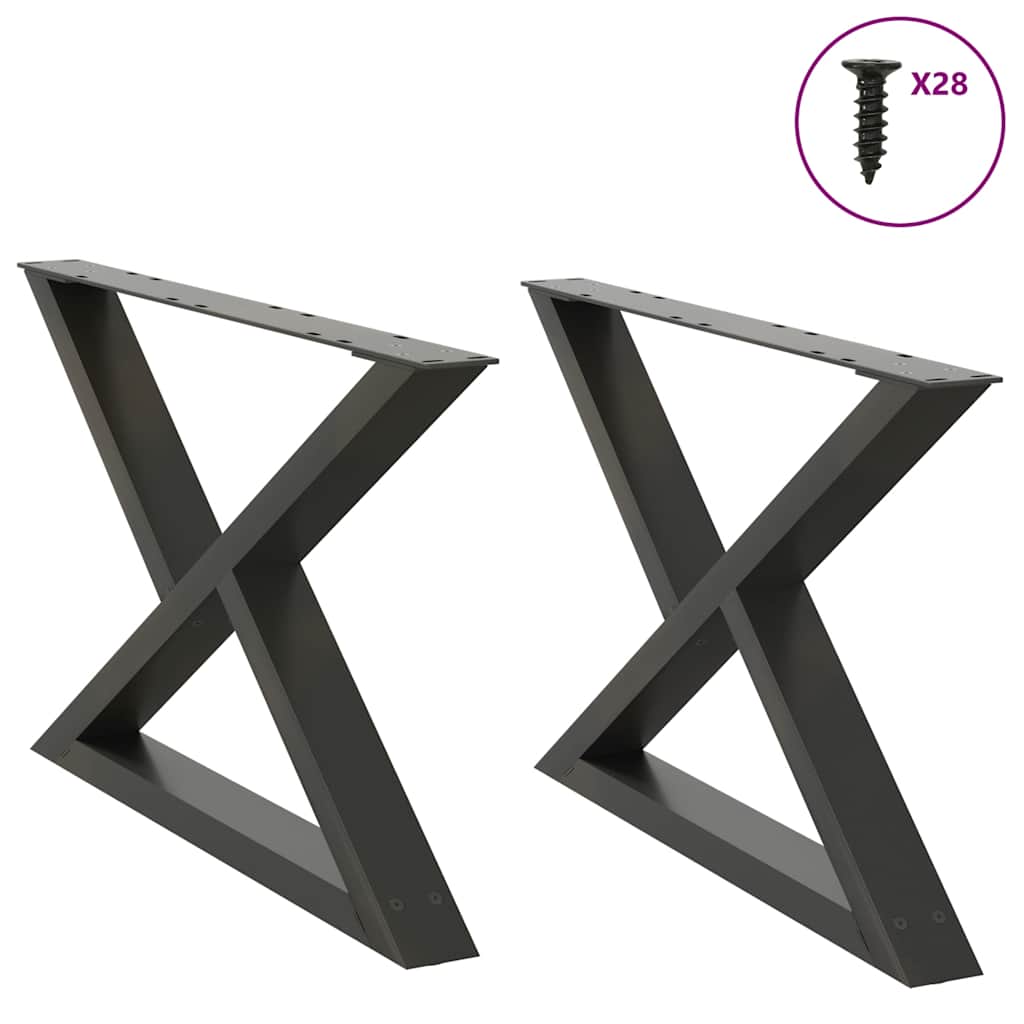 Coffee Table Legs 2 Pcs Steel