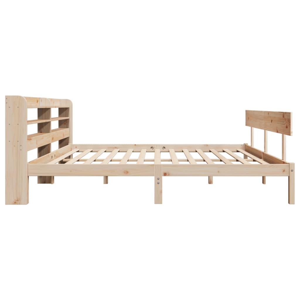Bed Frame without Mattress 180x200 cm Super King Solid Wood Pine