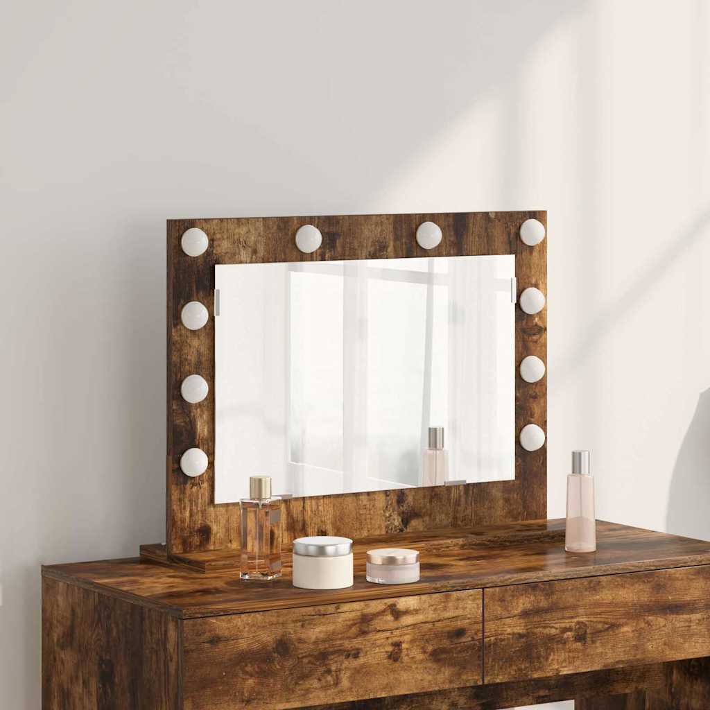 Vanity Mirror Engineered Wood And Glass