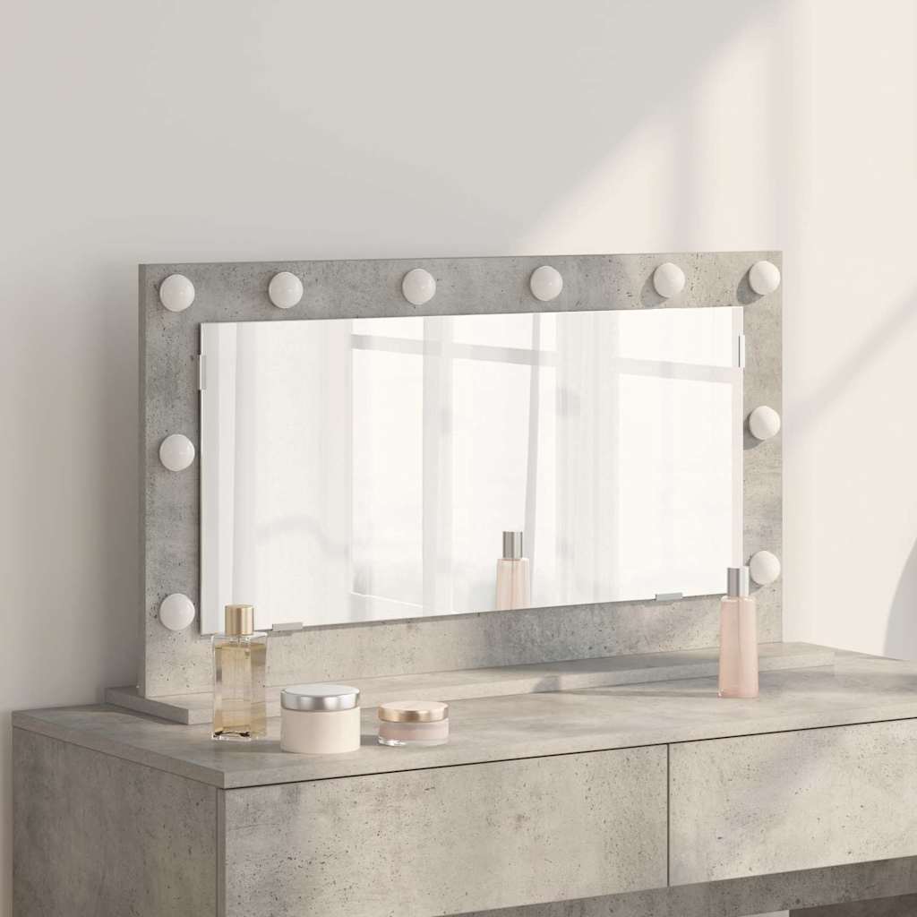 Vanity Mirror Engineered Wood And Glass