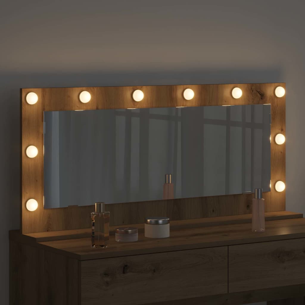 Vanity Mirror with Mirror Artisan Oak 100 x 45 x 18 cm
