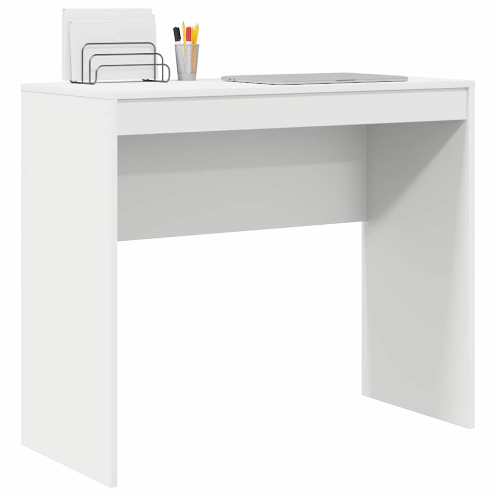 Desk White 90 x 40 x 76 cm Engineered wood
