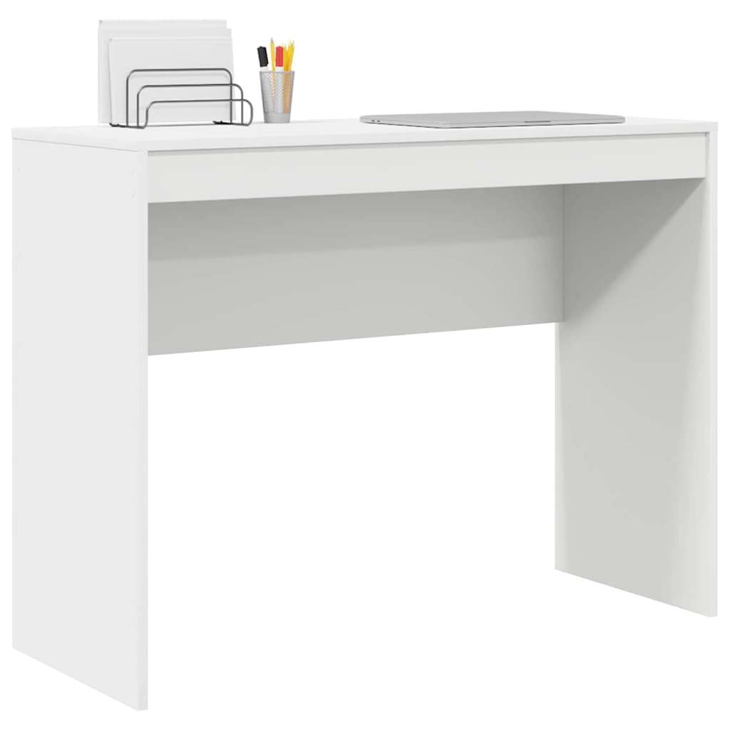 Desk White 100 x 40 x 76 cm Engineered wood