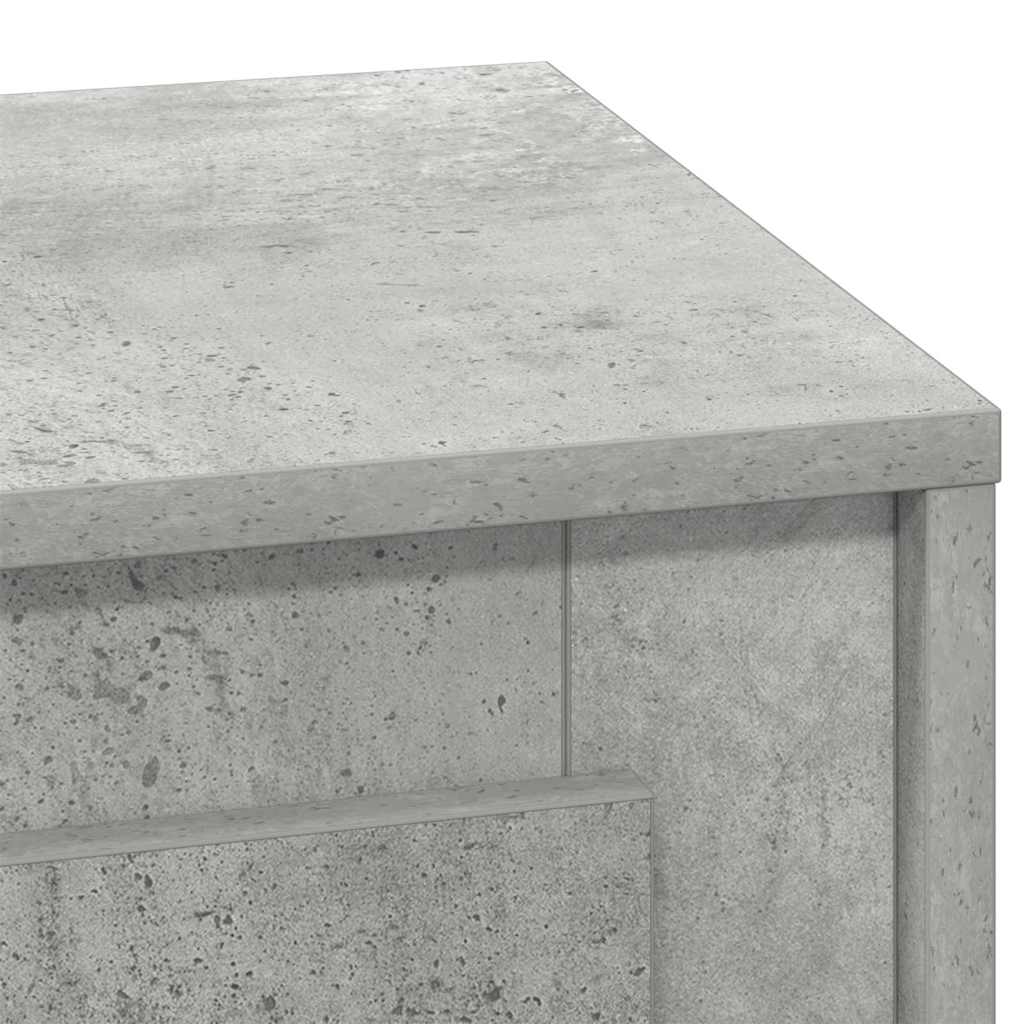 Bedside Cabinet Concrete grey 44 x 34.5 x 45 cm Engineered wood