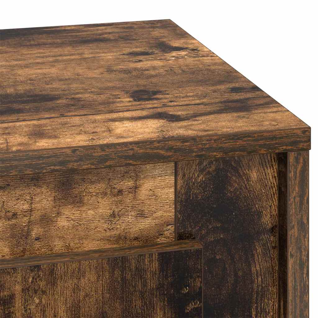 Bedside Cabinet Smoked Oak 44 x 34.5 x 45 cm Engineered wood