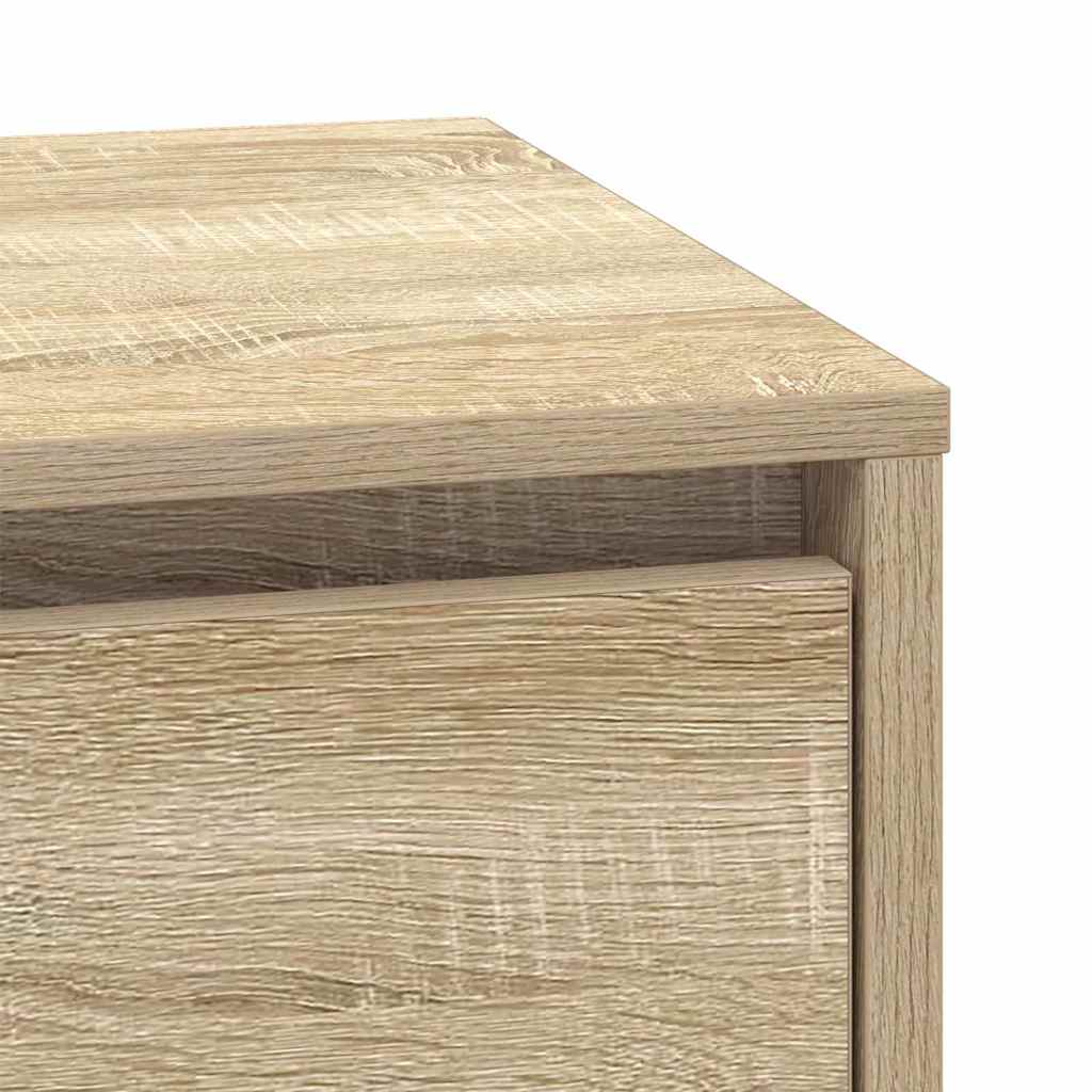 Bedside Cabinet Sonoma oak 39 x 34.5 x 50 cm Engineered wood