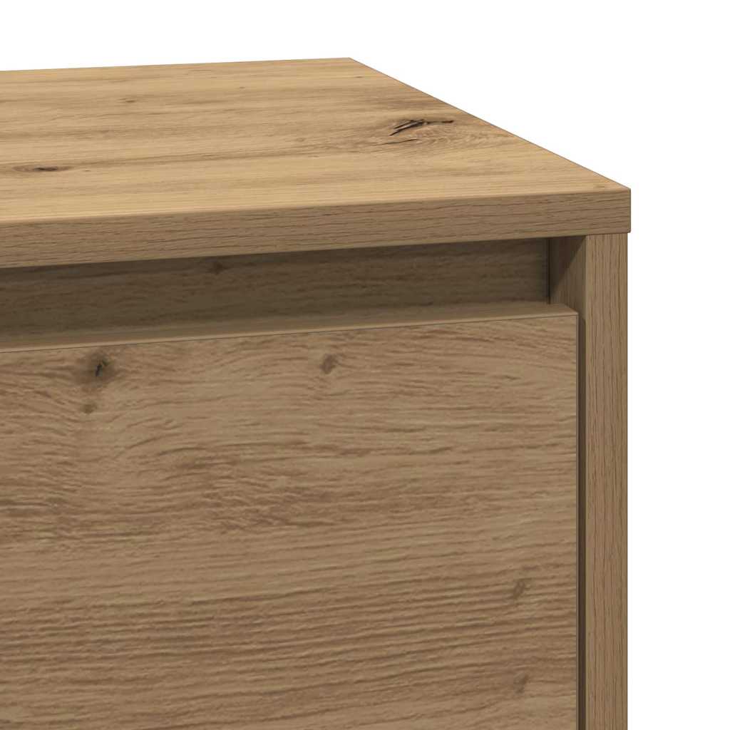 Bedside Cabinet Artisan oak 39 x 34.5 x 65 cm Engineered wood