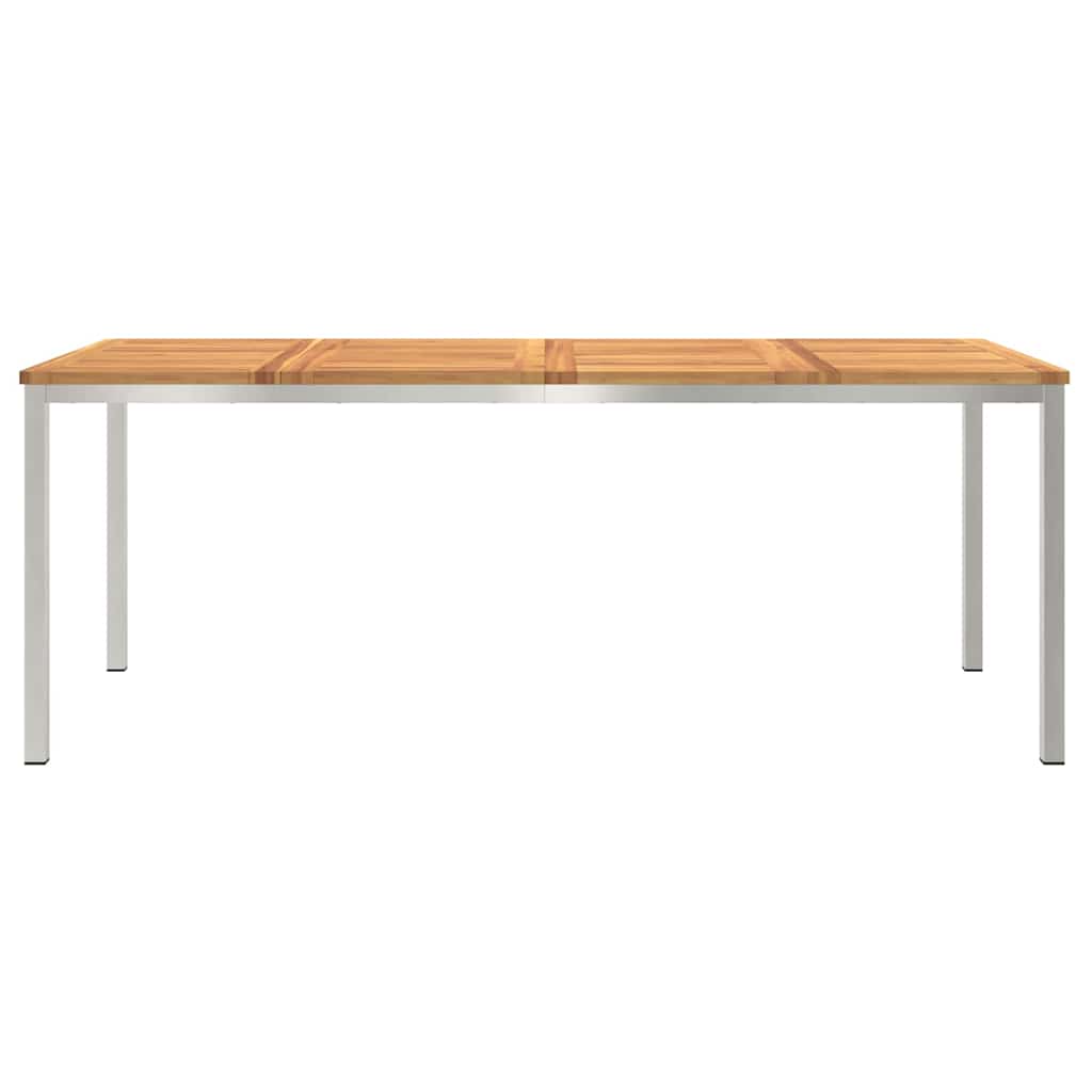 OutdoorDiningTable Brown 200x90x75cm SolidAcaciawood
