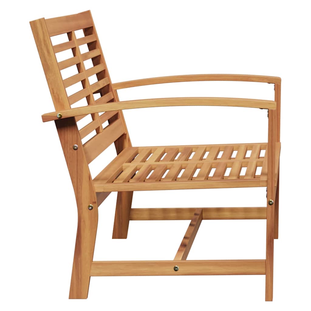 Garden Bench Natural 110 x 64 x 76.5 cm Solid teak wood