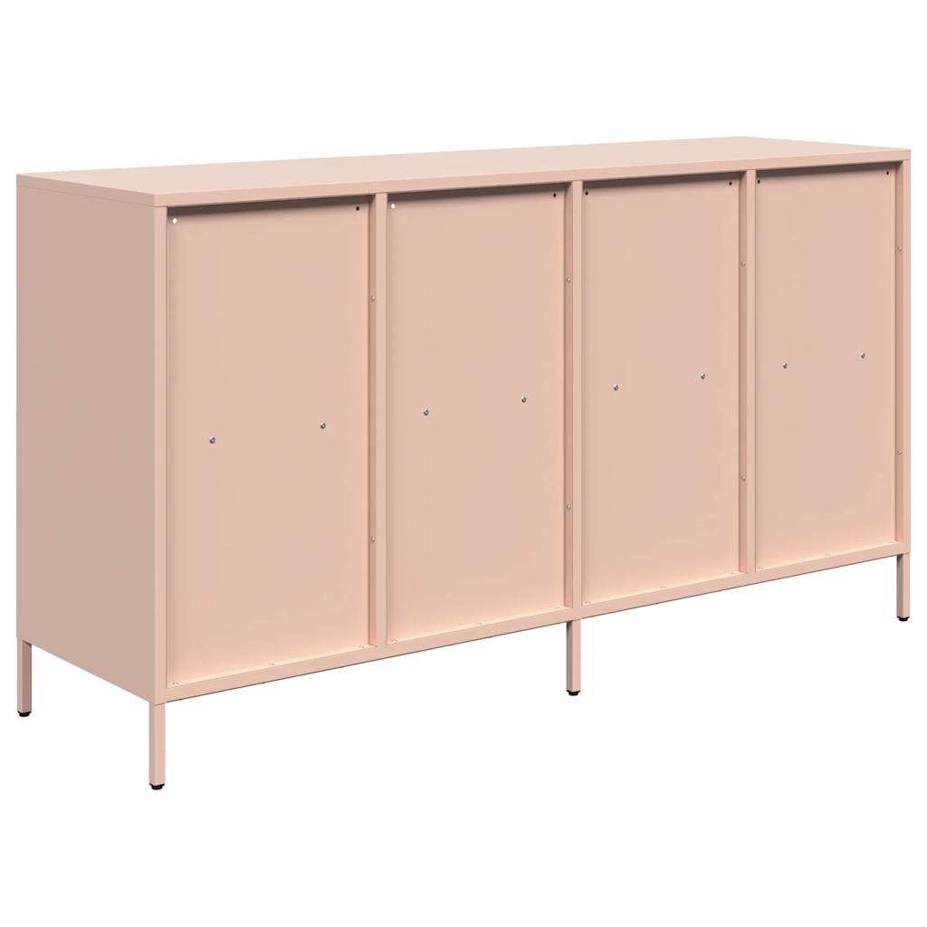 Sideboard Pink 135x39x73.5 cm Cold-rolled Steel
