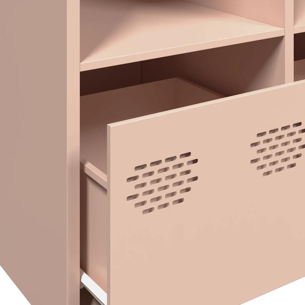 Sideboard Pink 135x39x73.5 cm Cold-rolled Steel