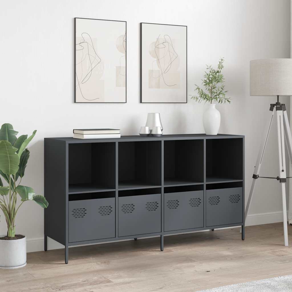Sideboard Anthracite 135x39x73.5 cm Cold-rolled Steel