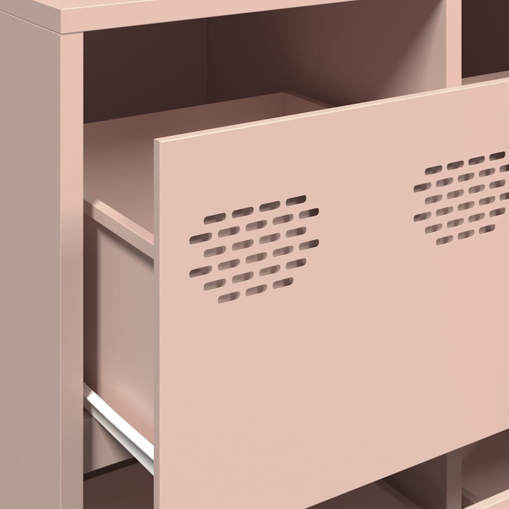 Sideboard Pink 135x39x73.5 cm Cold-rolled Steel