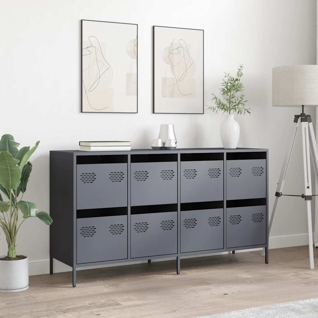 Sideboard Anthracite 135x39x73.5 cm Cold-rolled Steel