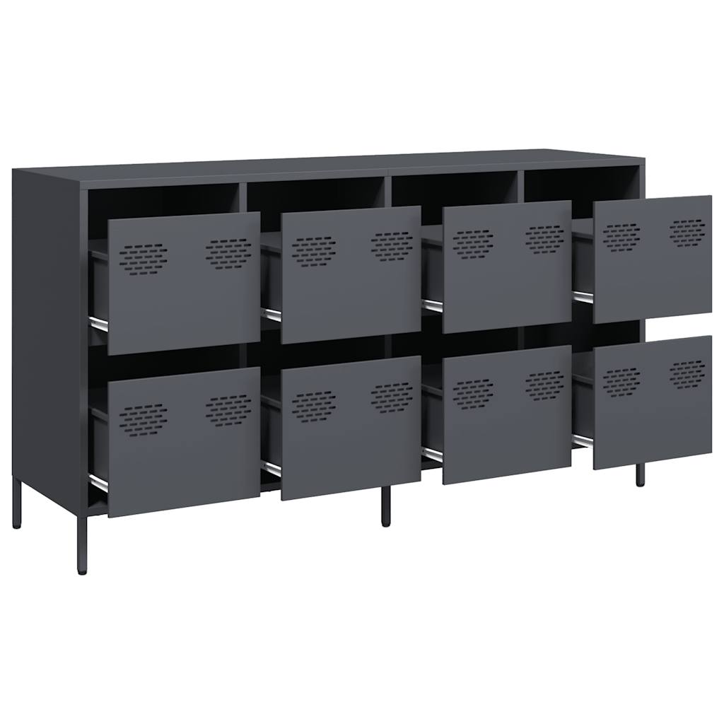 Sideboard Anthracite 135x39x73.5 cm Cold-rolled Steel