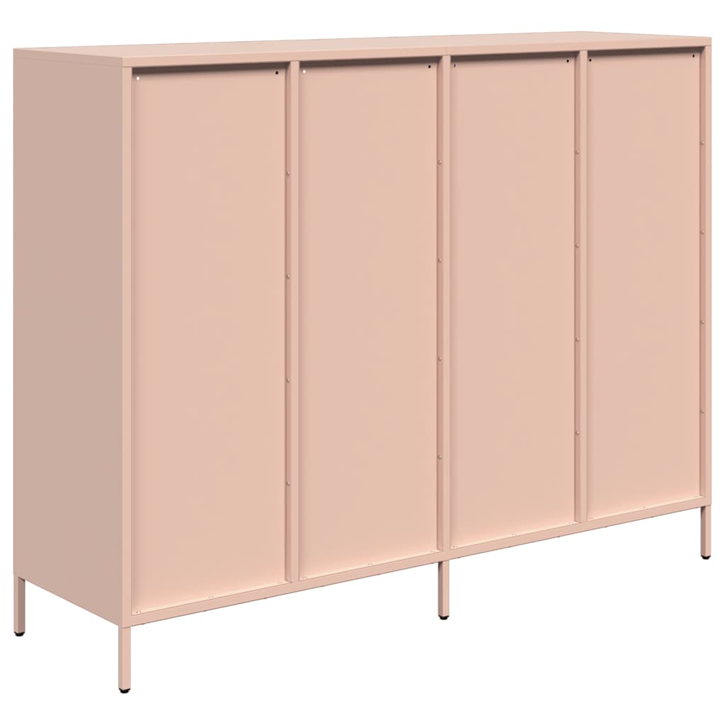Sideboard Pink 135x39x103.5 cm Cold-rolled Steel