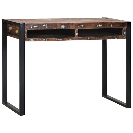 Dressing Table Multicolour 100 X 50 X 75 Cm Solid Reclaim Wood