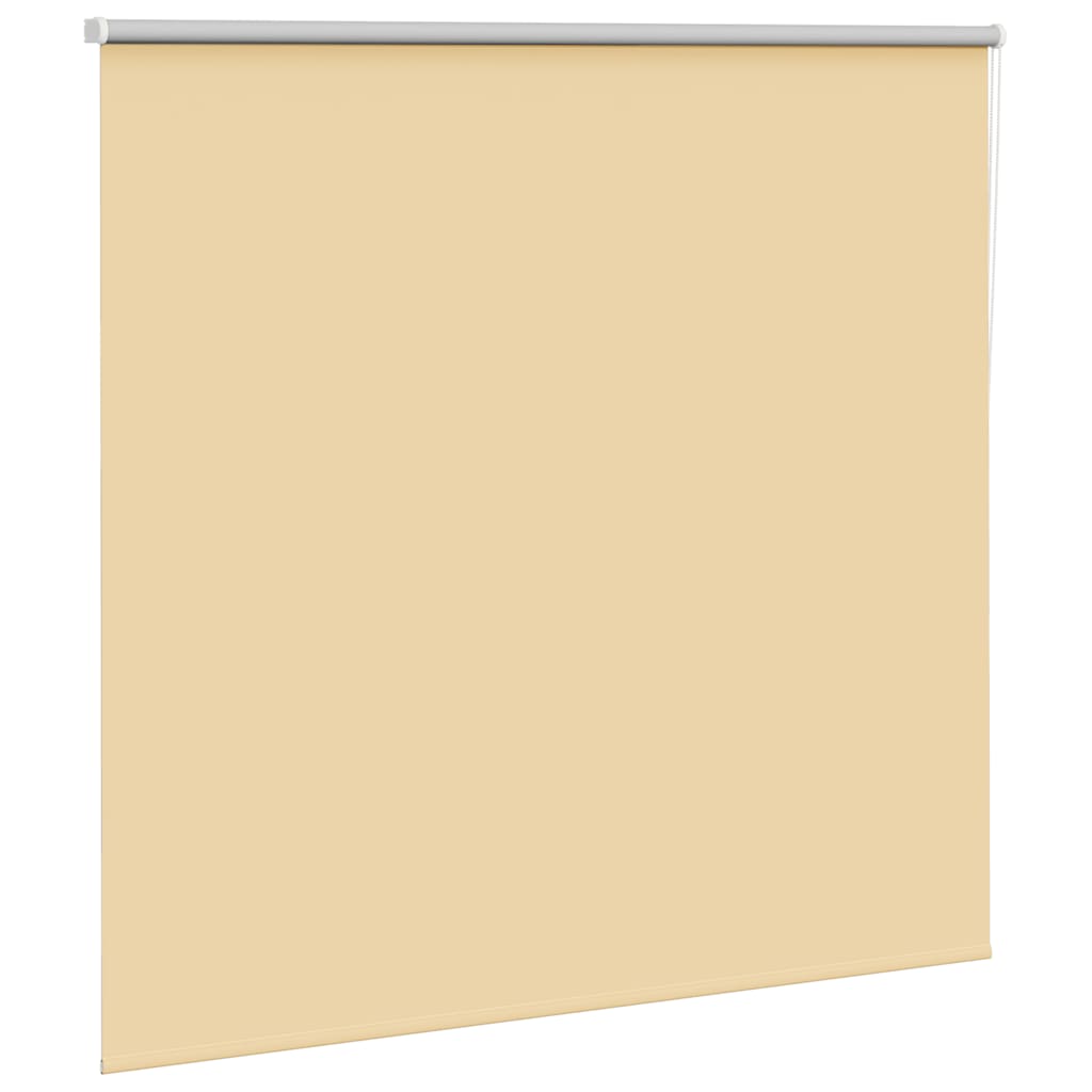 Roller Blind Blackout Beige 155x130 cm Fabric Width 151.6 cm Polyester