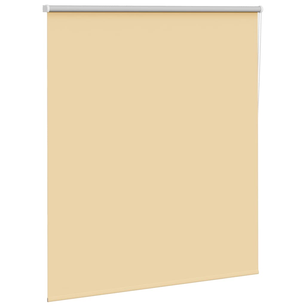 Roller Blind Blackout Beige 120x150 cm Fabric Width 116.6 cm Polyester