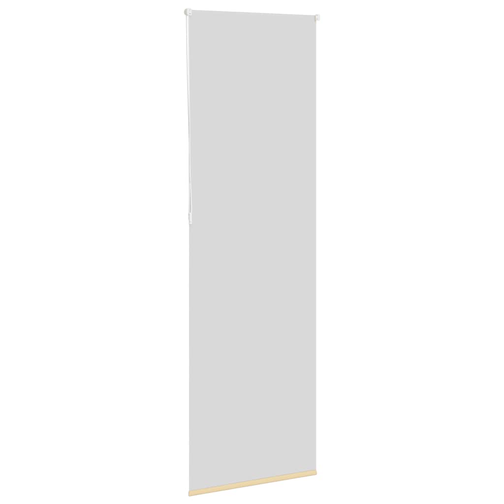 Roller Blind Blackout Beige 85x210 cm Fabric Width 80.7 cm Polyester