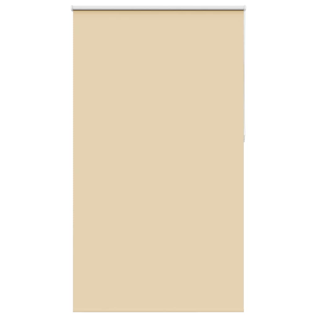 Roller Blind Blackout Beige 130x210 cm Fabric Width 126.6 cm Polyester