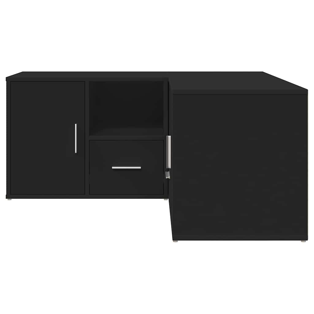 Corner Cabinet Black 160x40x45 cm Engineered Wood