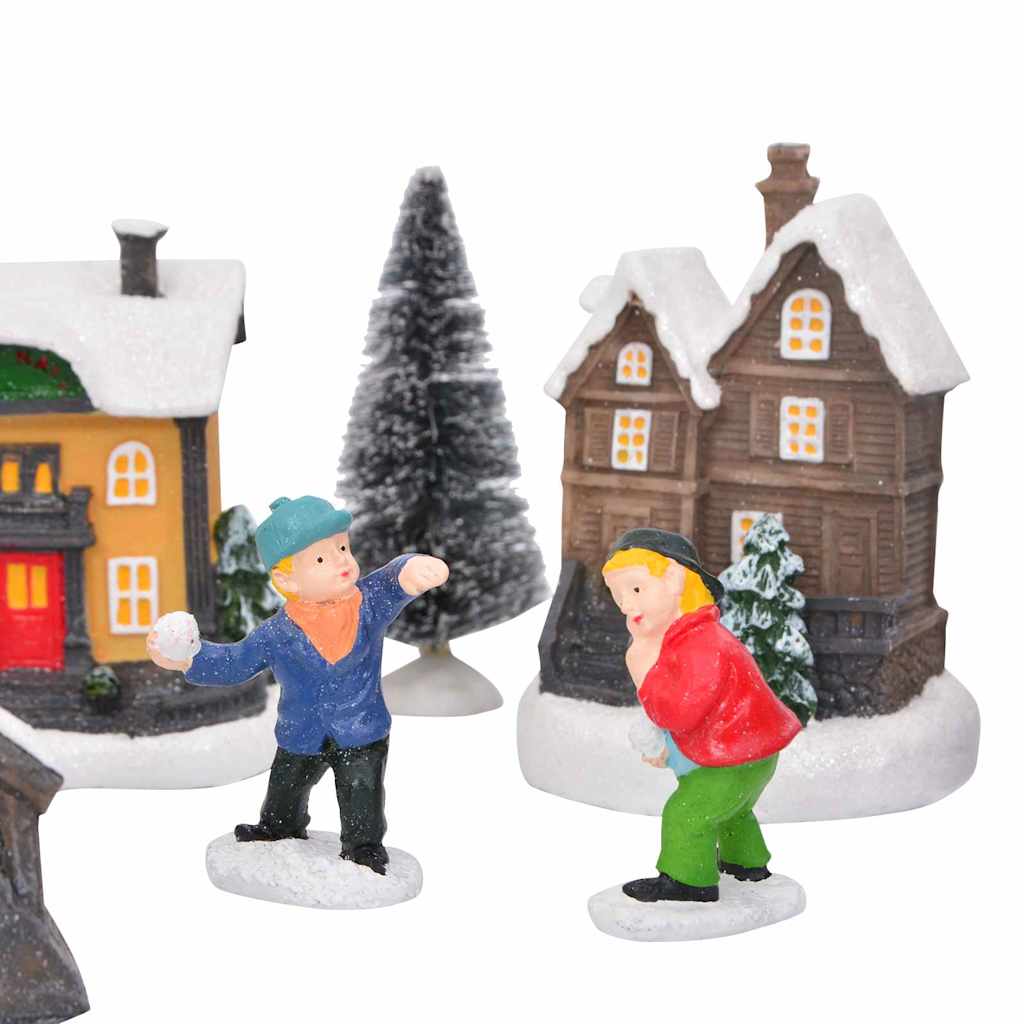 Christmas Tabletop Decor Multicolour Resin