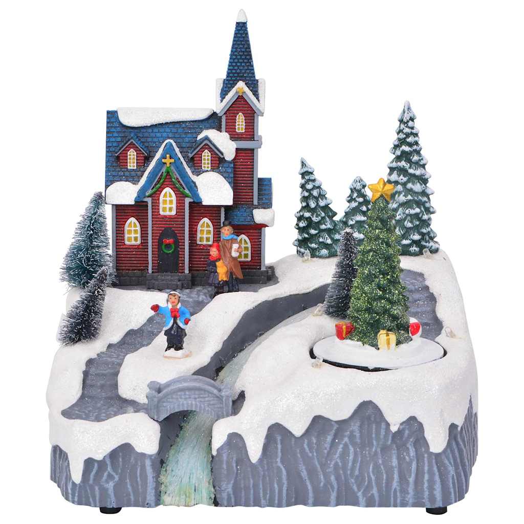 Christmas Village Decoration Multicolour 20.5 x 17 x 21 cm