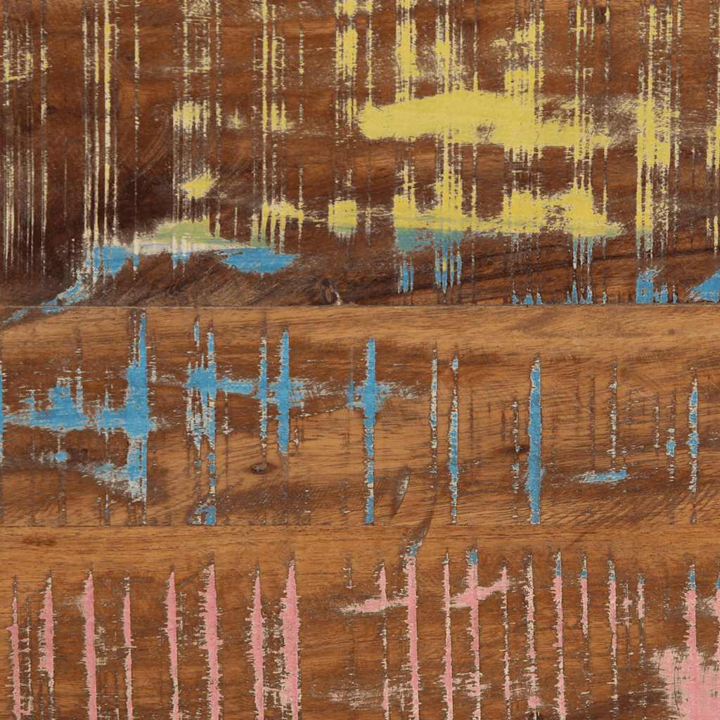 Coffee Table Multicolour 90x50x38 cm Solid Wood Reclaimed