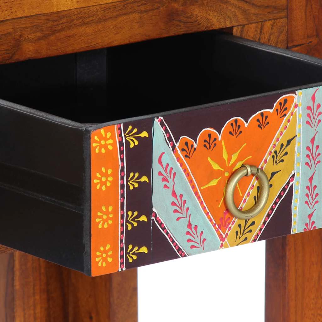 Console Table 110x35x75 cm Solid Wood Acacia