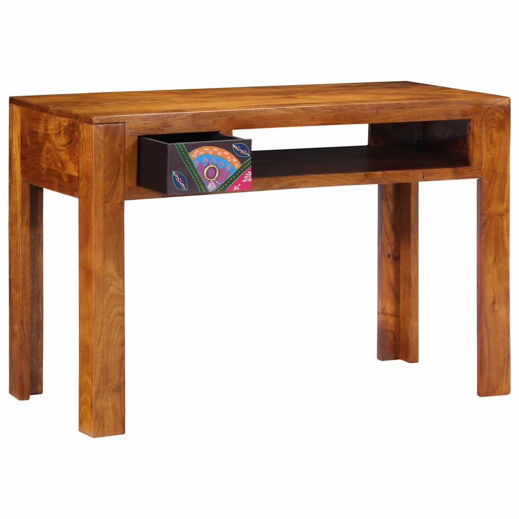 Desk with Drawer Brown 110 x 50 x 73 cm Solid Acacia wood