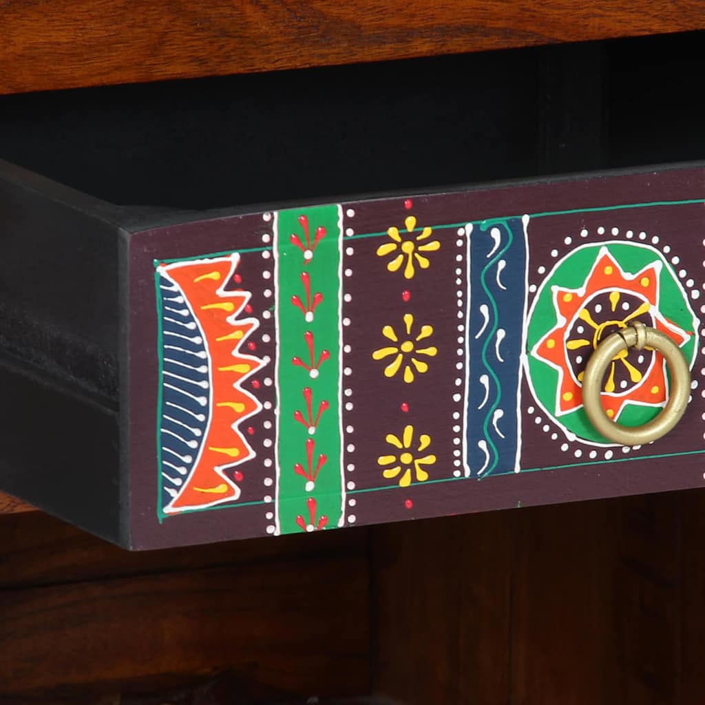 Telephone Stand Brown 40 x 35 x 75 cm Solid Acacia wood