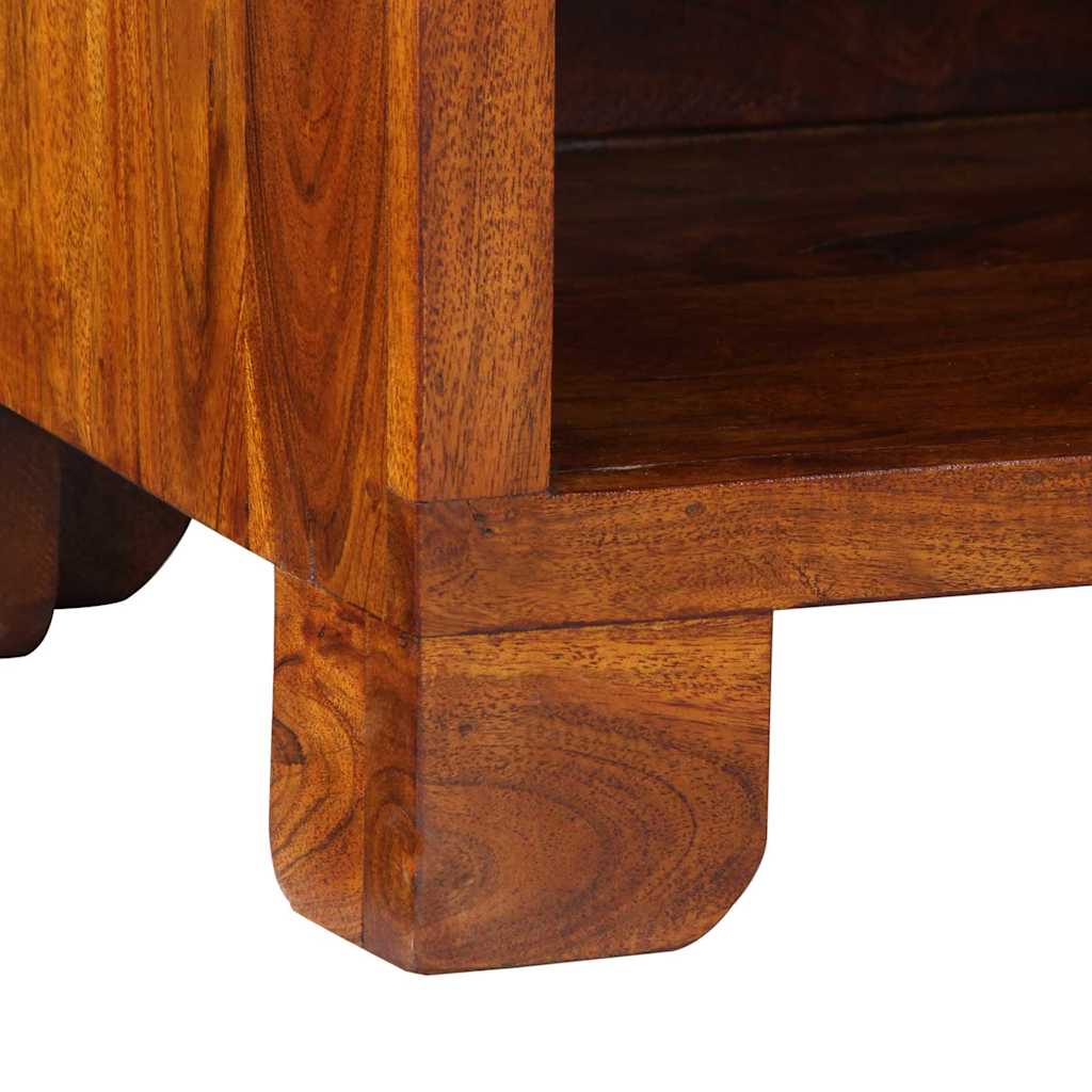 Telephone Stand Brown 40 x 35 x 75 cm Solid Acacia wood