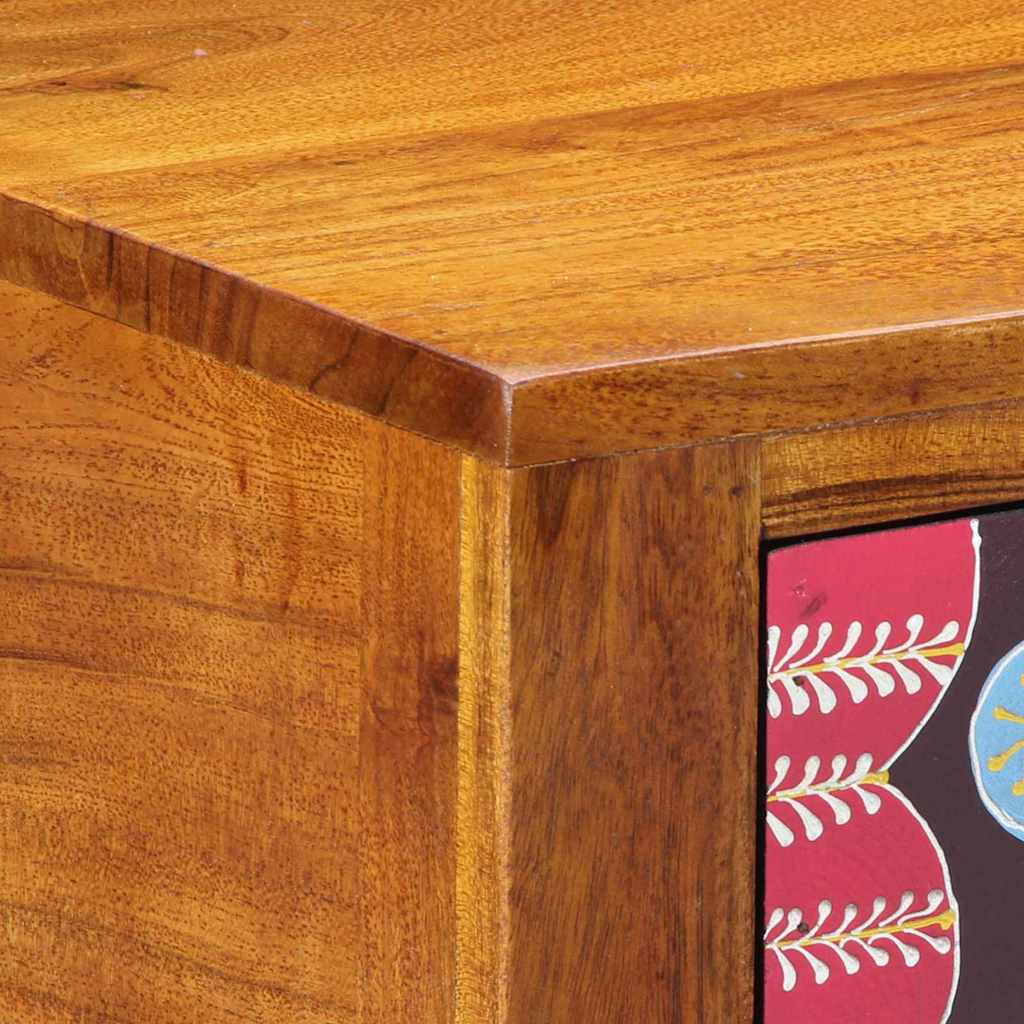 Telephone Stand Brown 35 x 35 x 75 cm Solid Acacia wood