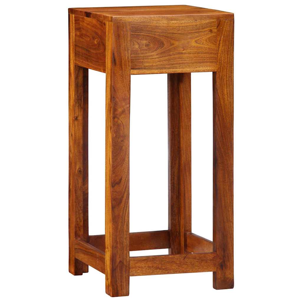 Telephone Stand Brown 35 x 35 x 75 cm Solid Acacia wood