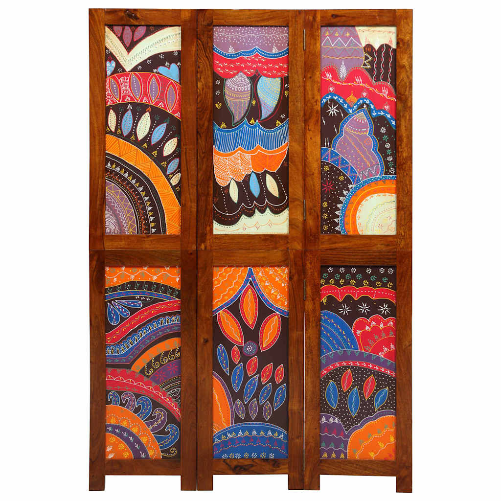 Room Divider Brown 105 x 160 cm Solid acacia wood