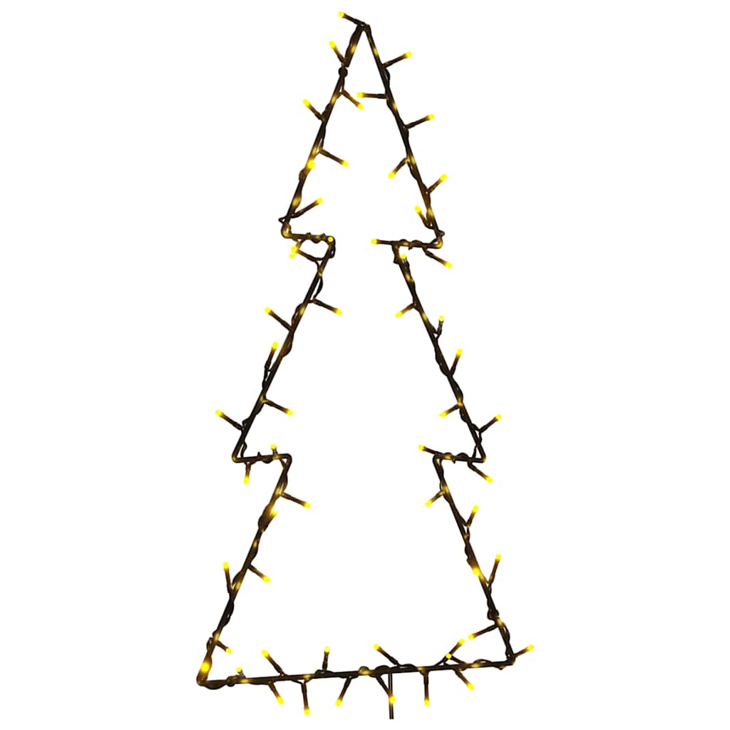 Christmas Lights Christmas Tree Silhouette 80 LEDs Warm White