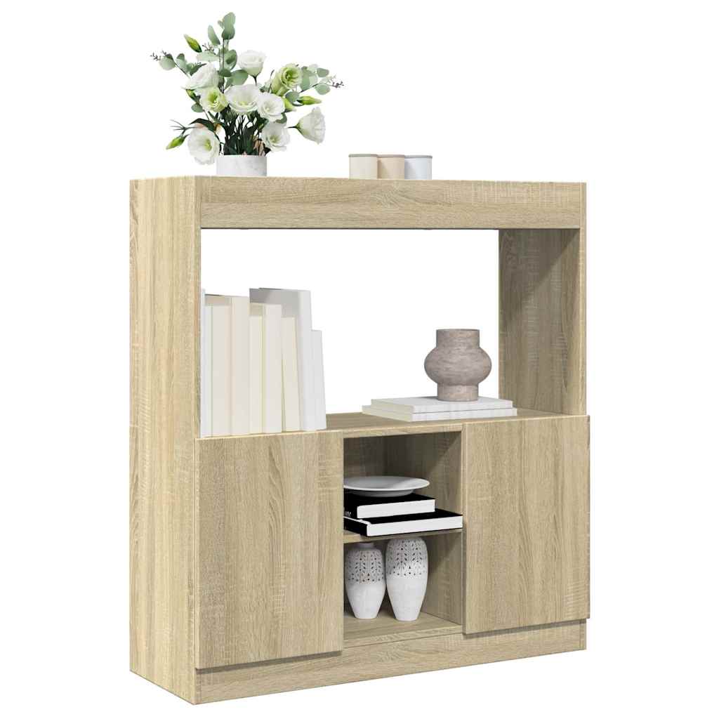Highboard Sonoma Oak 92x33x100 cm Engineered Wood