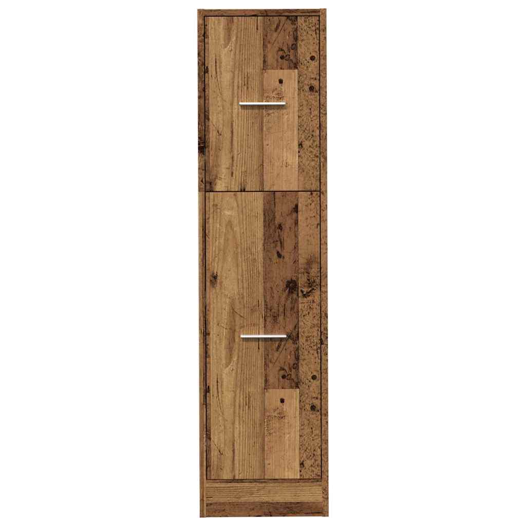 Apothecary Cabinet Old Wood 30x41x118 cm Engineered Wood