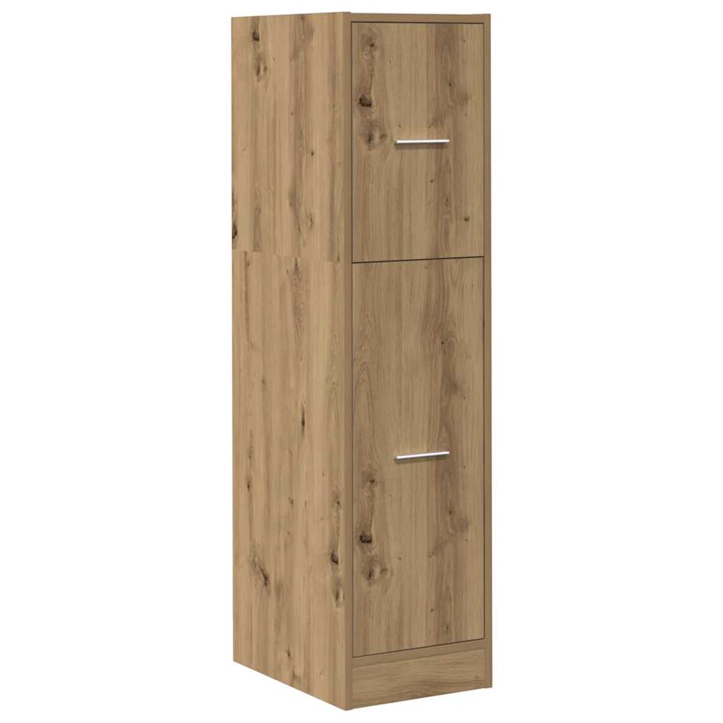 Apothecary Cabinet Artisian Oak 30x41x118 cm Engineered Wood