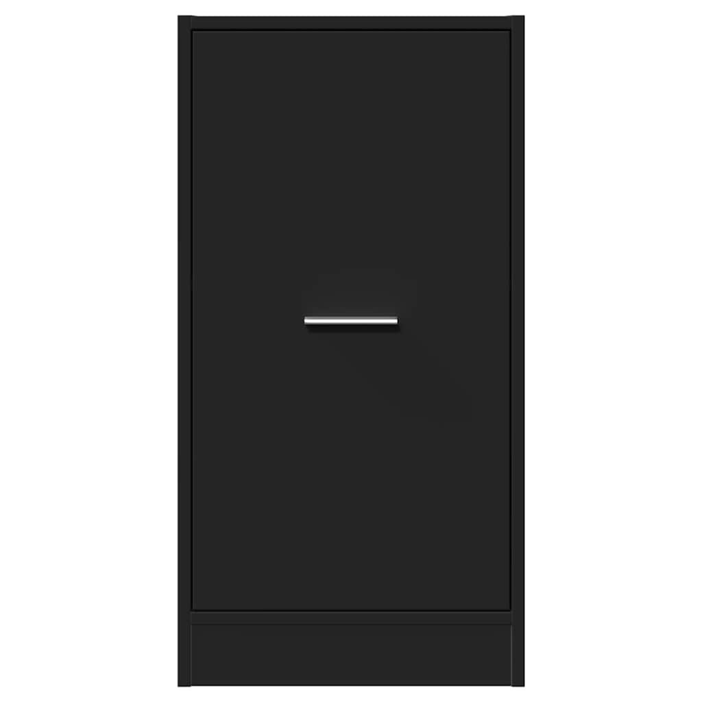 Apothecary Cabinet Black 40x41x77.5 cm Engineered Wood