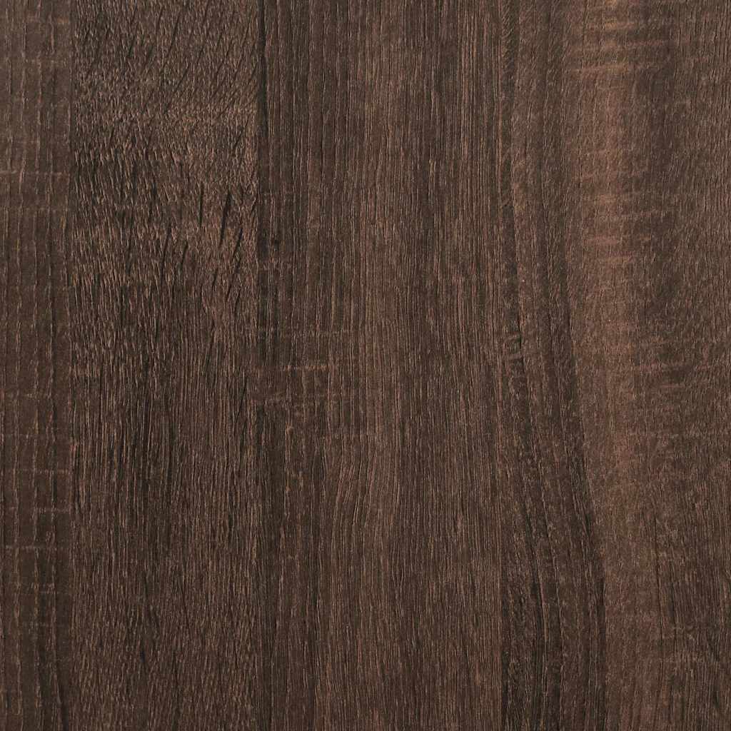 Apothecary Cabinet Brown Oak 40x41x77.5 cm Engineered Wood