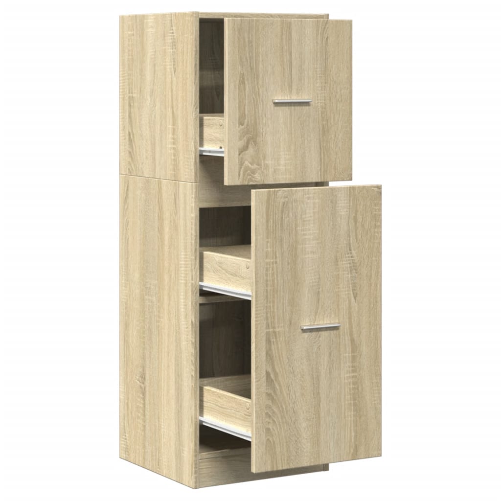 Apothecary Cabinet Sonoma Oak 40x41x118 cm Engineered Wood