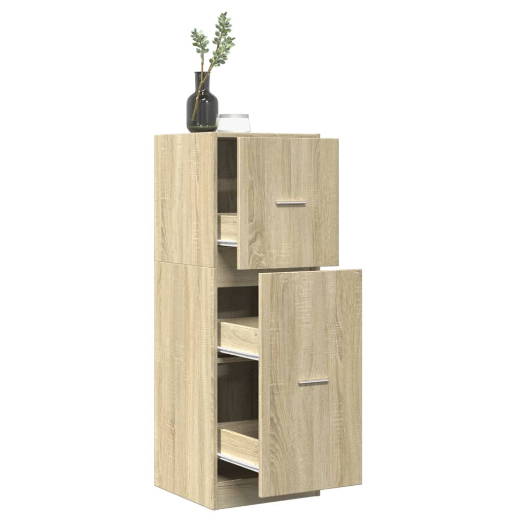 Apothecary Cabinet Sonoma Oak 40x41x118 cm Engineered Wood