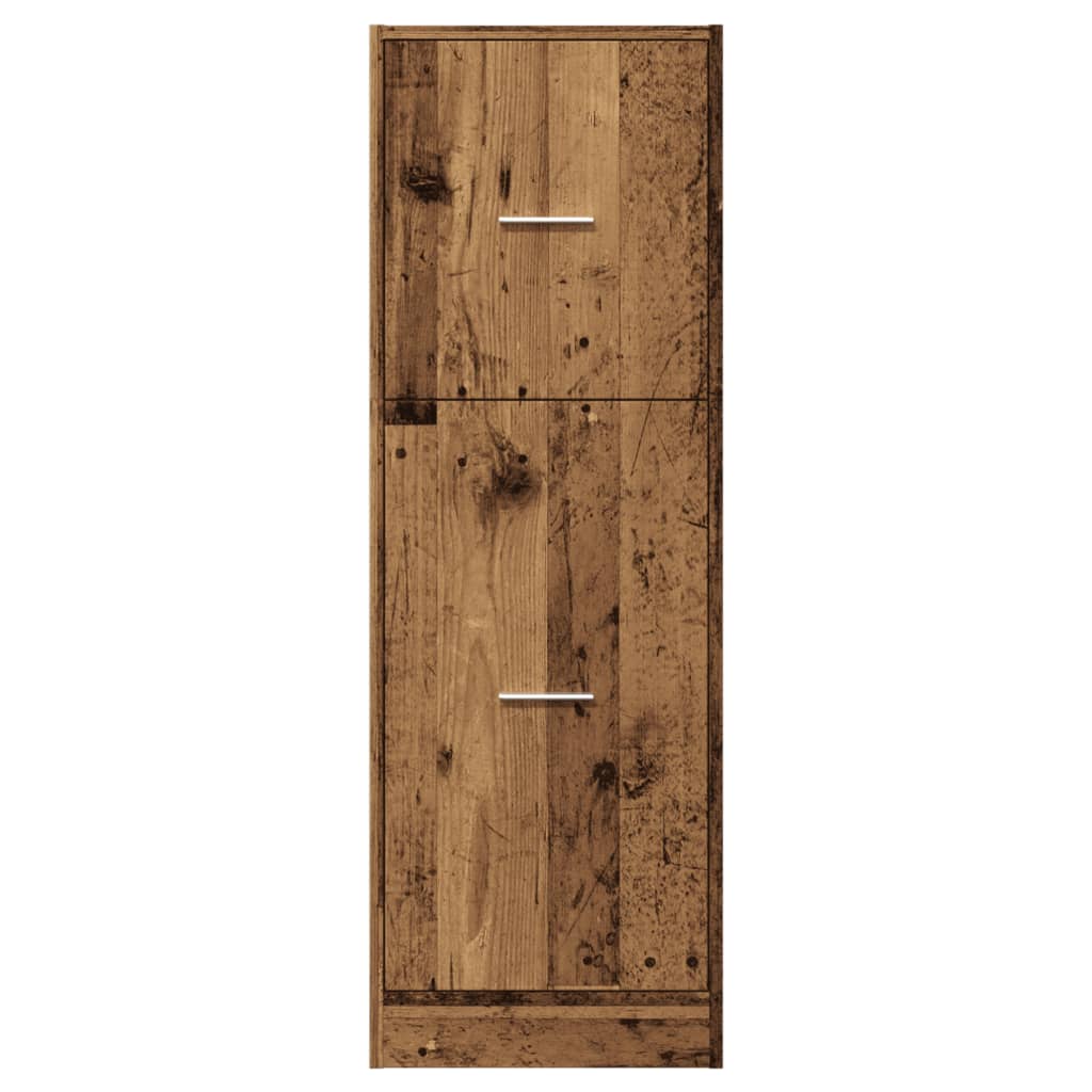 Apothecary Cabinet Old Wood 40x41x118 cm Engineered Wood