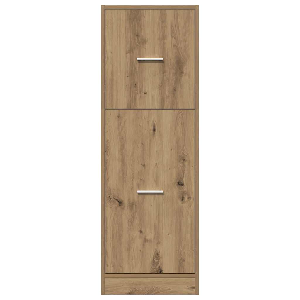 Apothecary Cabinet Artisian Oak 40x41x118 cm Engineered Wood